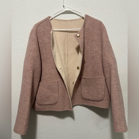 Botanique Pink Wool Jacket size Large - Picture 3 of 9